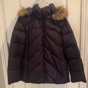 Apt.9 Women's XL Navy Blue Puffer NWOT